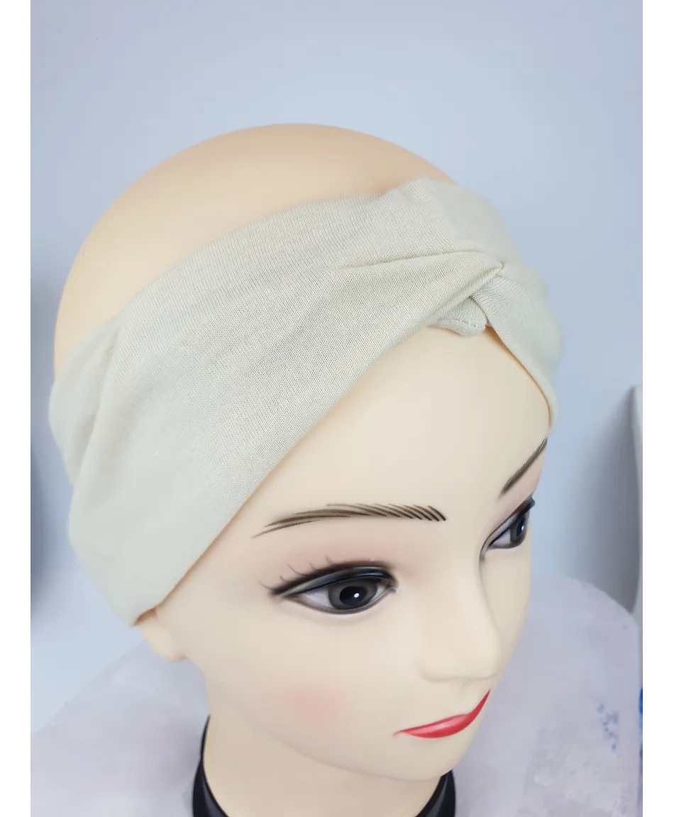 Opaski na włosy z węzłem jednolite