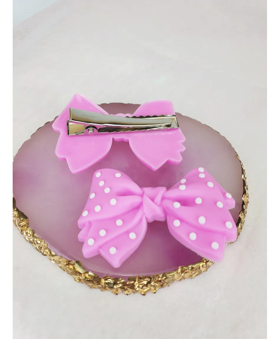 Spineczka na krokodylku z kokardką