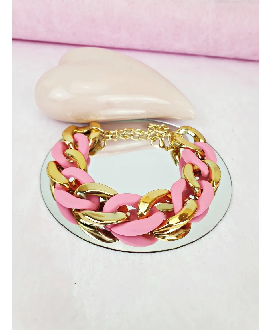 Bransoletki kolorowe łańcuchy