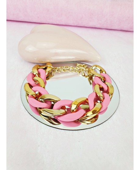 Bransoletki kolorowe łańcuchy