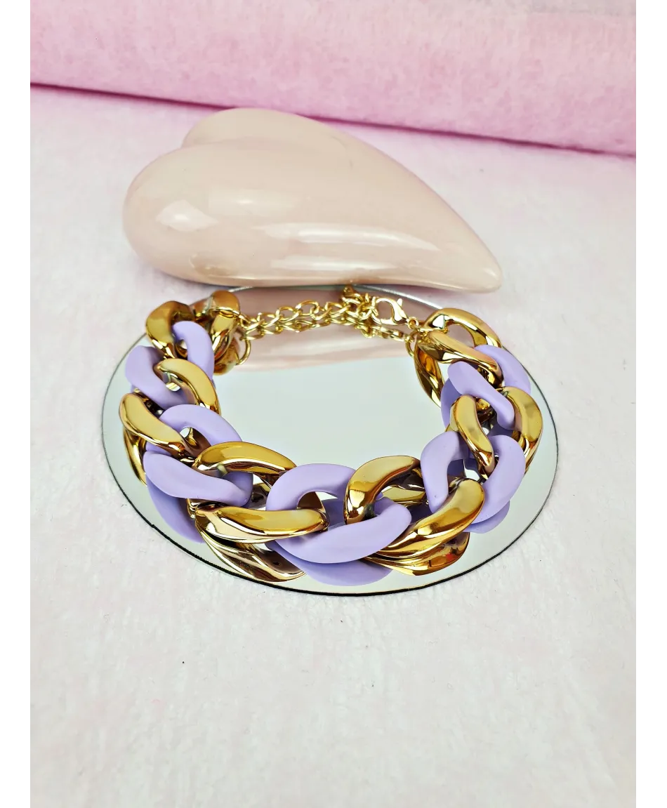 Bransoletki kolorowe łańcuchy