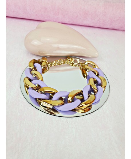 Bransoletki kolorowe łańcuchy