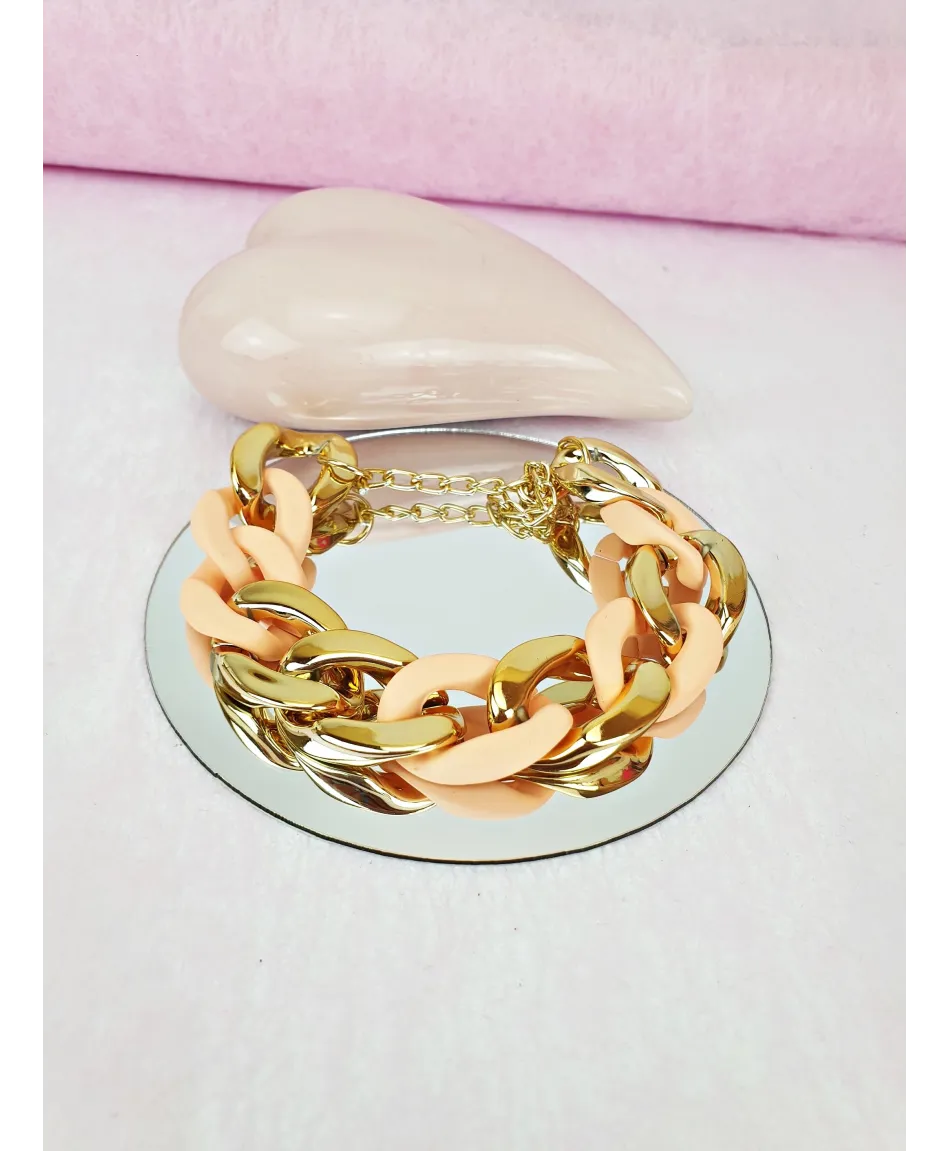 Bransoletki kolorowe łańcuchy