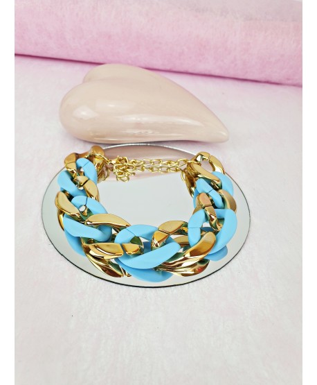 Bransoletki kolorowe łańcuchy