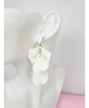 Kolczyki kolorowe kwiaty