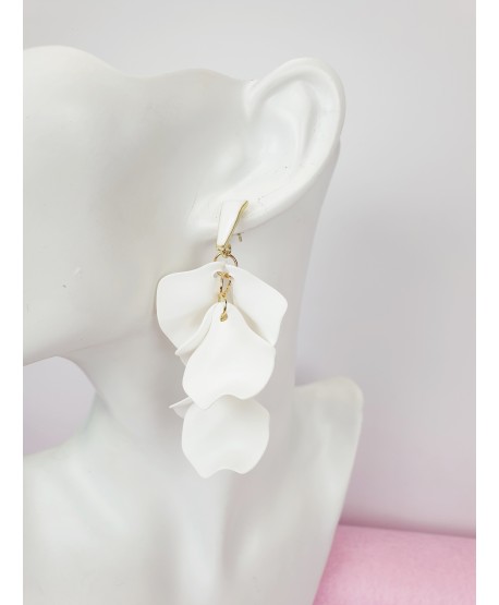 Kolczyki kolorowe kwiaty