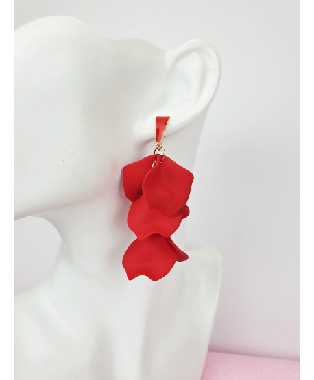 Kolczyki kolorowe kwiaty