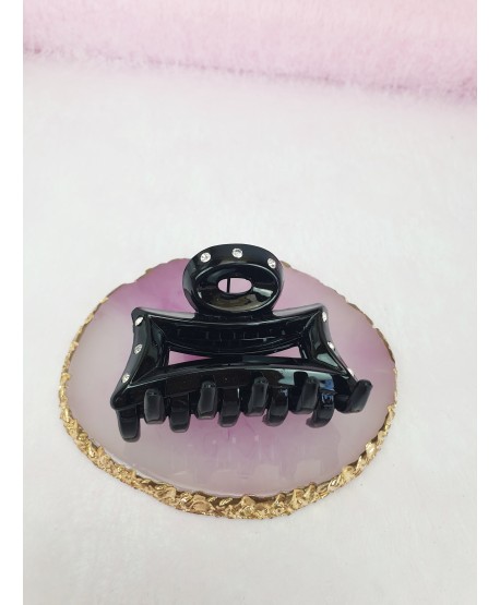 Spinki klamry do włosów czarne ozdobne