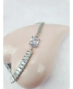 Naszyjnik choker stal ozdobny srebrny