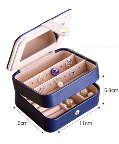 Szkatułka mała granatowa