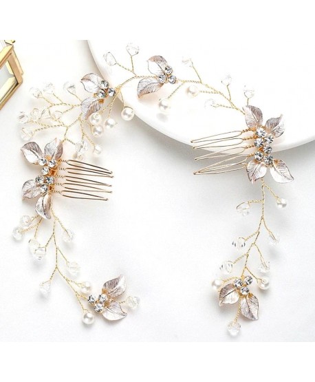 Ozdoba do włosów na druciku z listkami