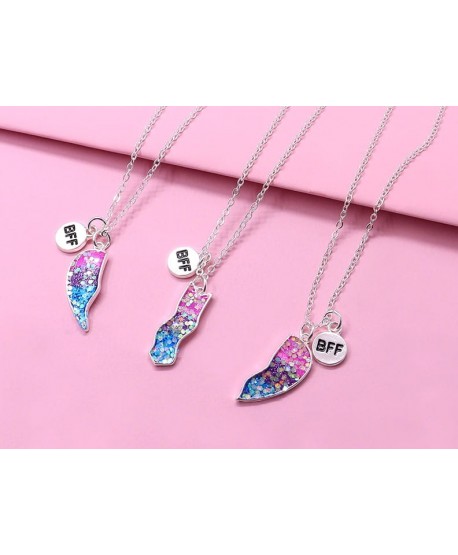 Łańcuszki przyjaźni potrójne BEST FRIENDS