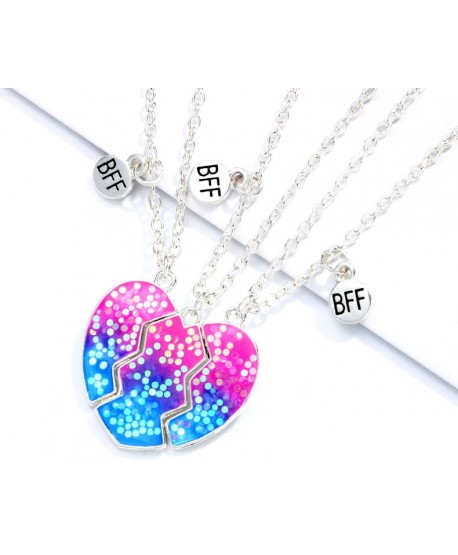 Łańcuszki przyjaźni potrójne BEST FRIENDS