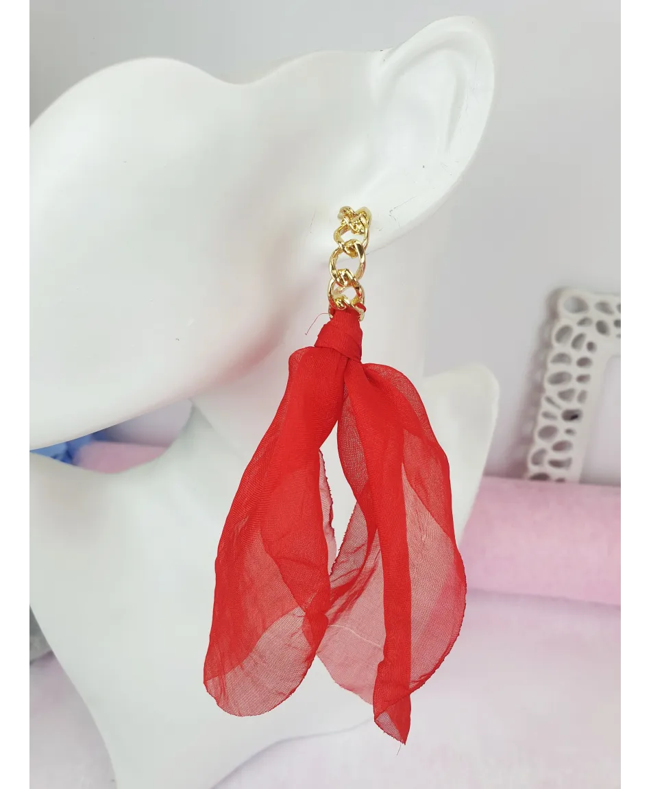 Kolczyki satynowe kolory Kolczyki satynowe kolory