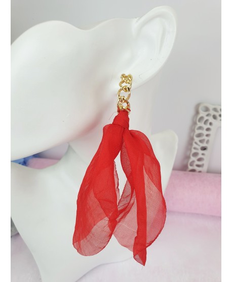 Kolczyki satynowe kolory