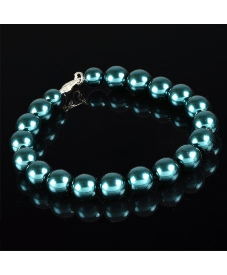 Bransoletka z czarnej szlifowanej perły