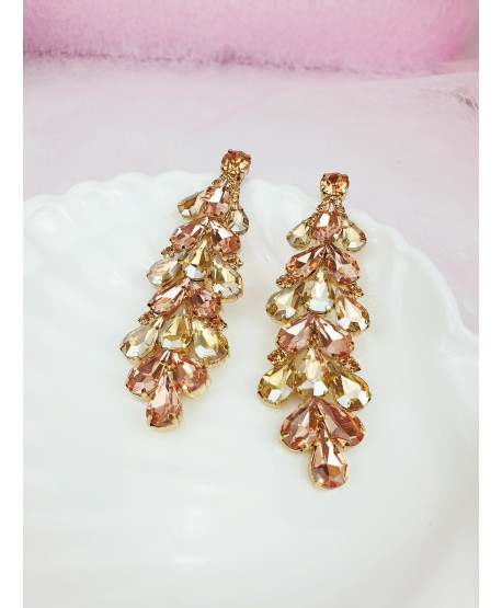 Kolczyki ozdobne kryształowe