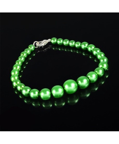 Bransoletka z czarnej szlifowanej perły