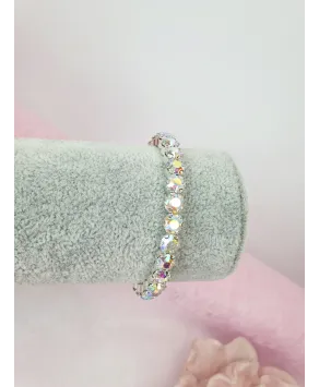 Bransoletka sztywna opalizująca