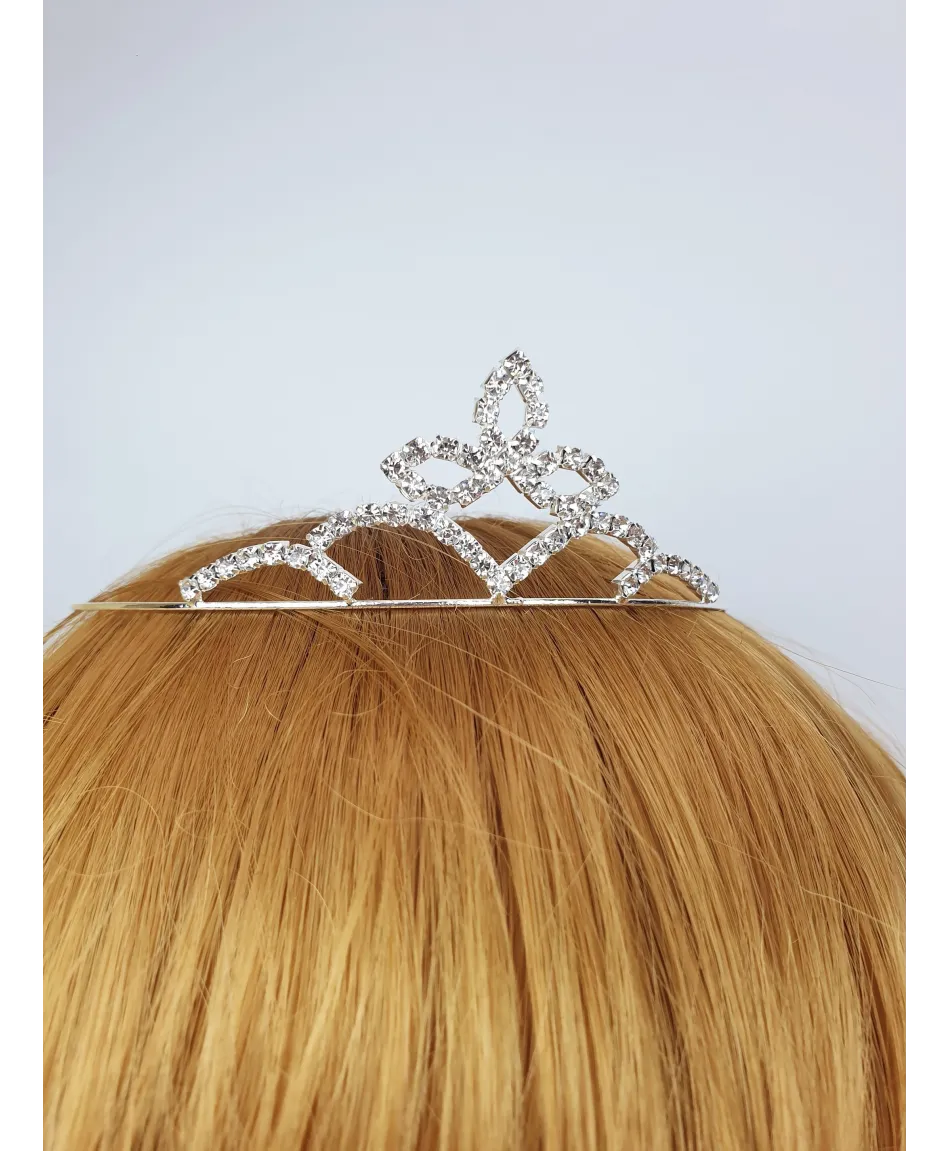 Diademy korony na włosy złota srebrna