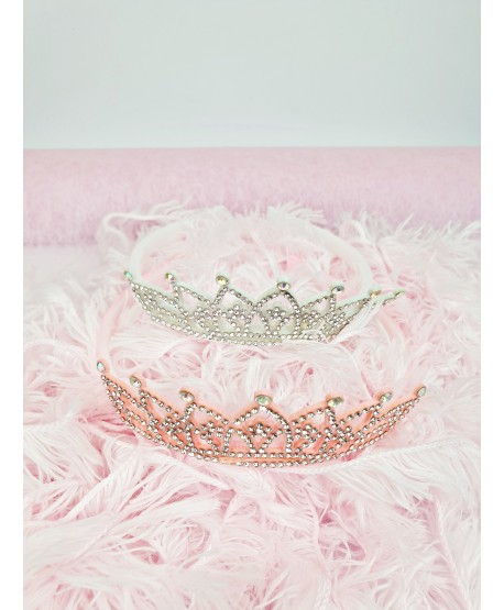 Opaski do włosów cekinowe korony