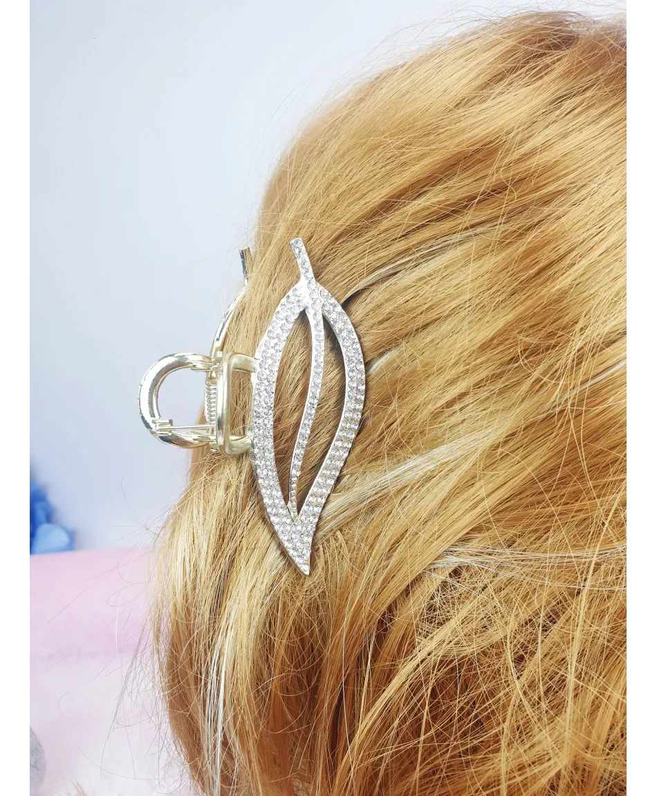 Spinki klamry do włosów złote ozdobne wzory