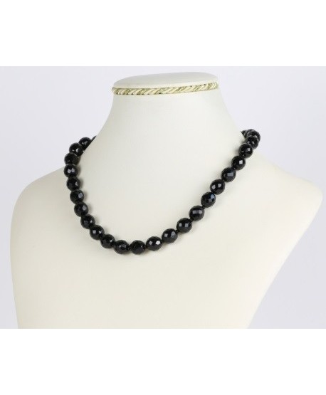 Bransoletka z czarnej szlifowanej perły