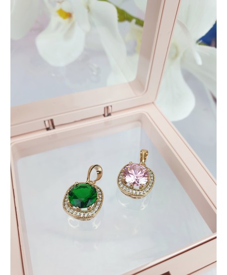 Zawieszka zdobiona okrągłe oczko kolory