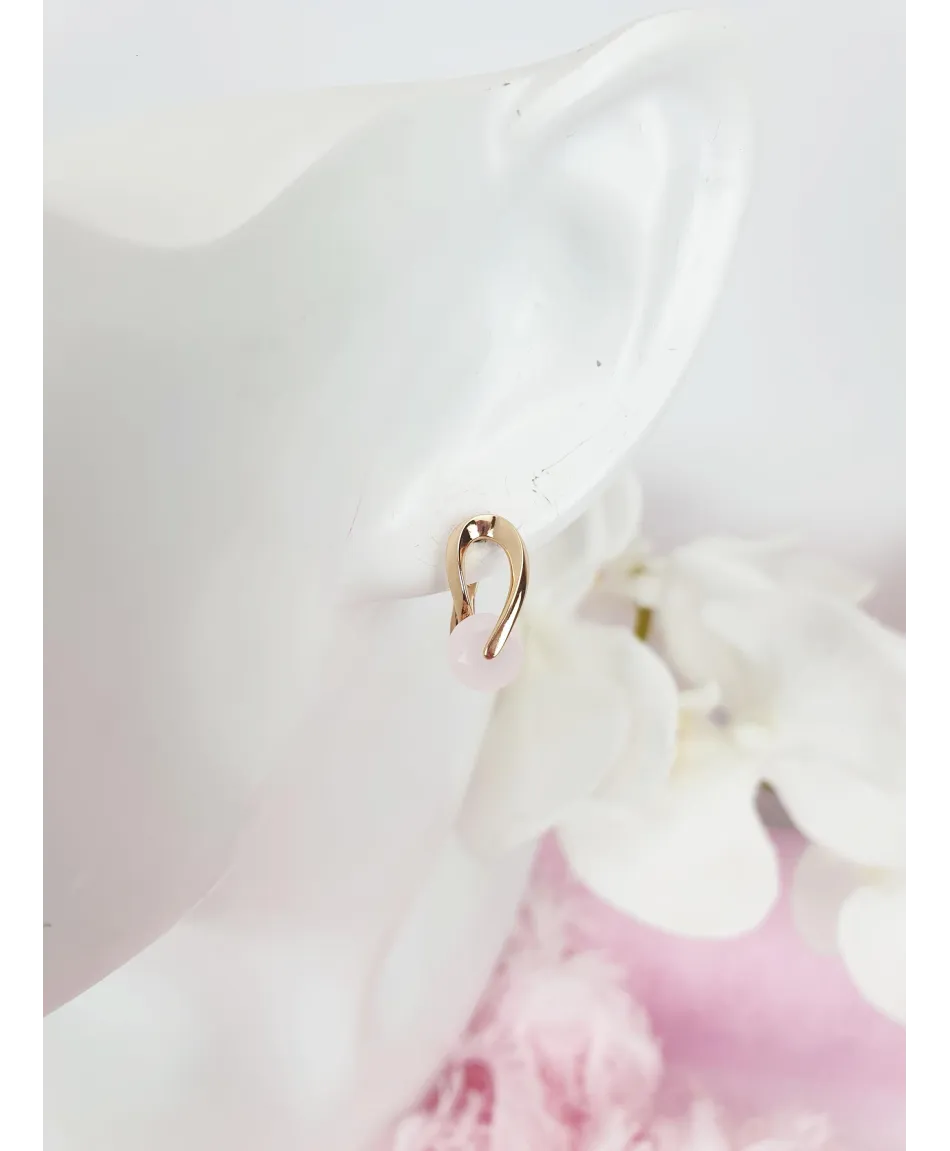 Kolczyki stal złote z cyrkonią kolory