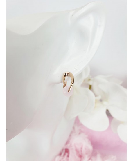 Kolczyki stal złote z cyrkonią kolory