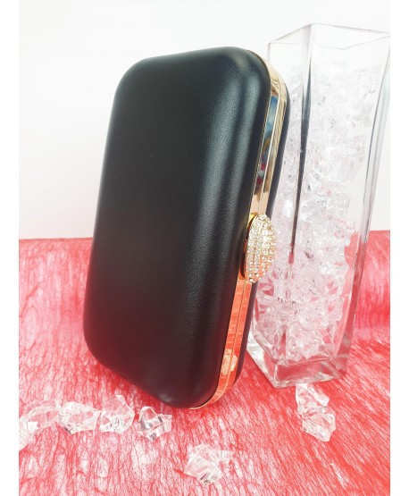 Torebka puzderko czarne matowe