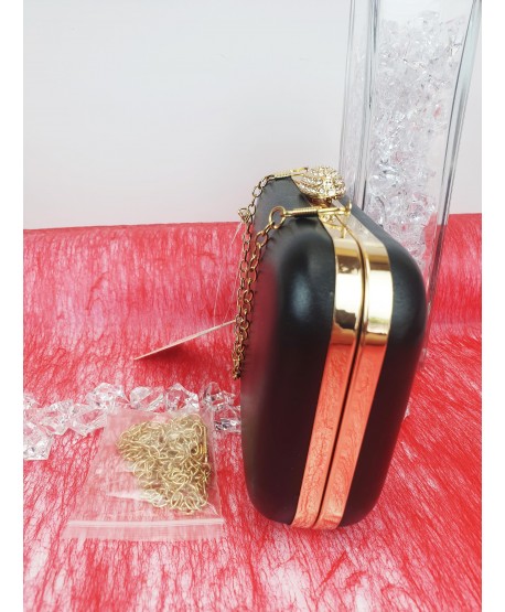 Torebka puzderko czarne matowe