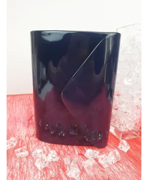 Torebka kopertówka granatowa lakierowana