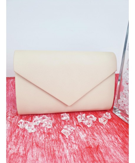 Torebka kopertówka złota czarna nude