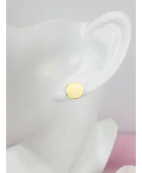 Kolczyki stal gładkie kółeczka