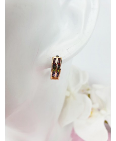 Kolczyki stal cyrkoniowe kółka