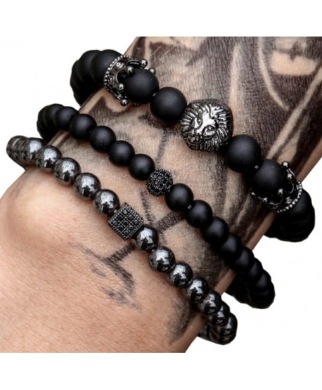 Bransoletki męskie z koralików