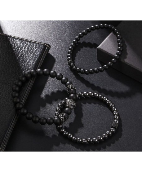 Bransoletki męskie z koralików