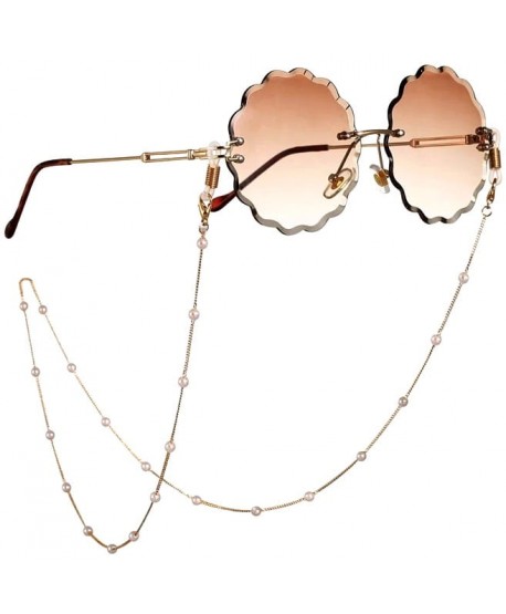 Łańcuszek do okularów z perełkami