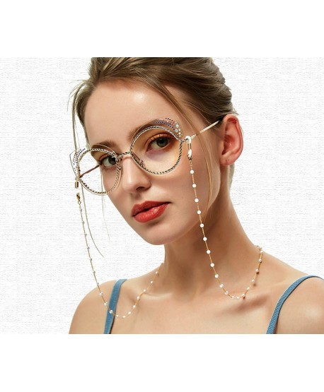 Łańcuszek do okularów z perełkami