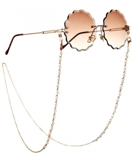 Łańcuszek do okularów z perełkami