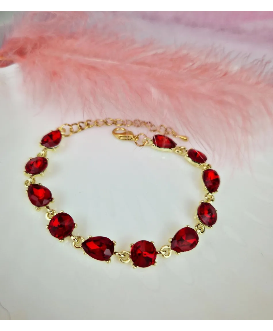 Bransoletki z kryształków w kolorach