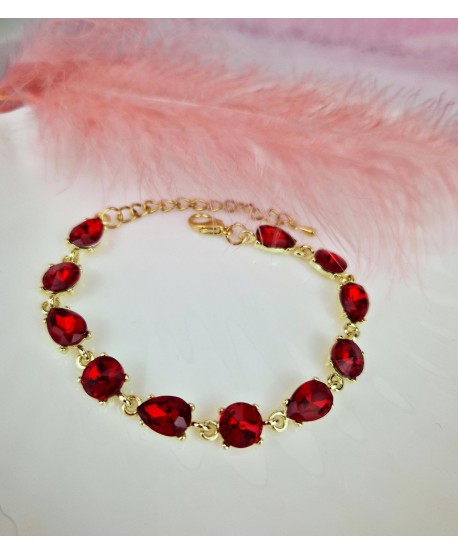 Bransoletki z kryształków w kolorach