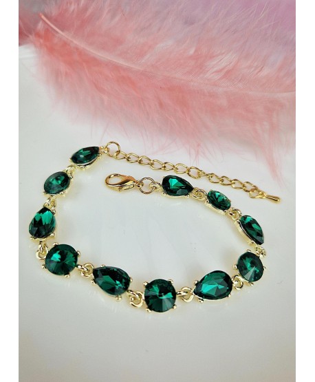 Bransoletki z kryształków w kolorach