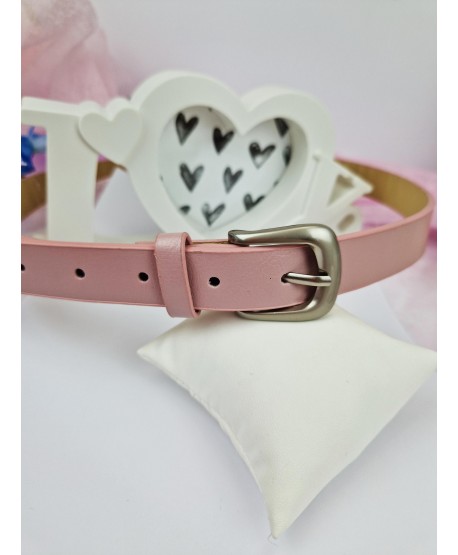 Pasek do spodni różowy