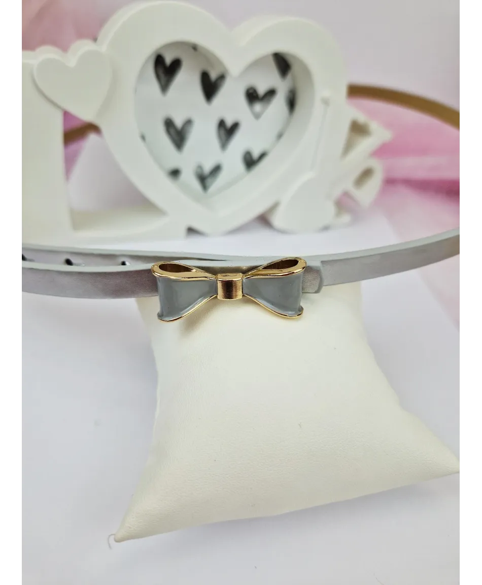 Paski do sukienki z kokardkami