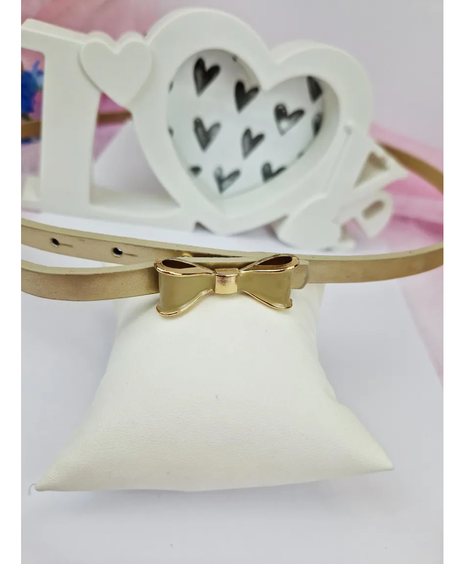 Paski do sukienki z kokardkami