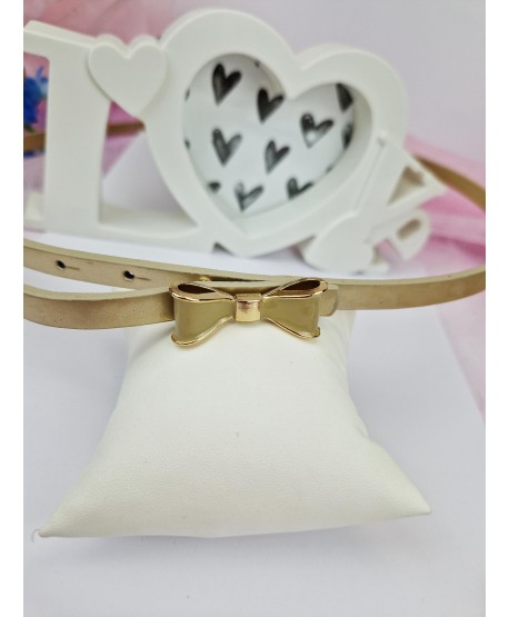 Paski do sukienki z kokardkami