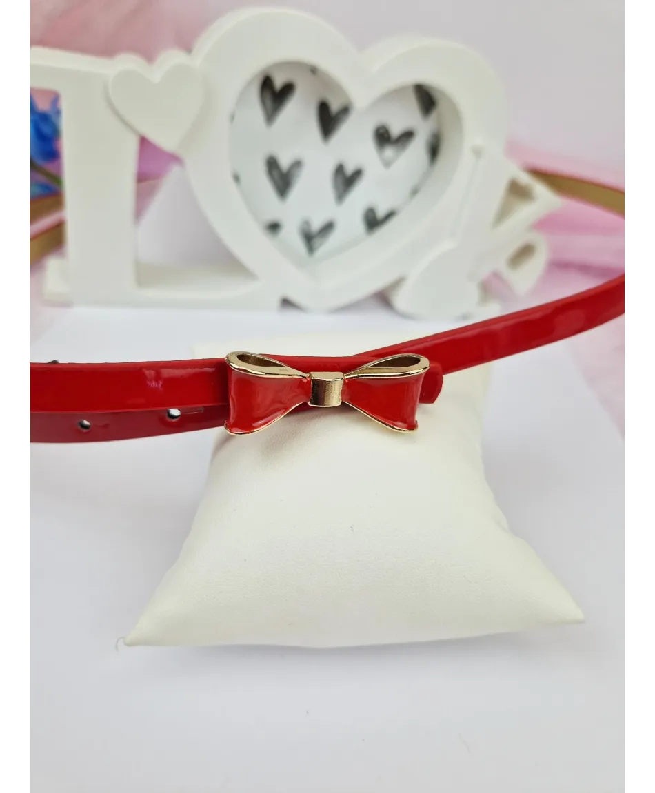 Paski do sukienki z kokardkami