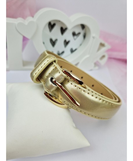 Pasek do spodni złoty